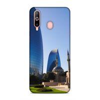 Samsung Galaxy A60 Uyumlu Kılıf Azarbaijan (37) Silicone Cover Kule ve Camii