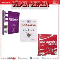 TYT Parağraf Coğrafya ve Matematik Soru Bankası 3 Kitap Set