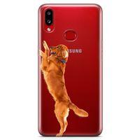 Samsung Galaxy A10s Kılıf Golden Retriever Arka Kapak Koruma Desenli Full Koruyucu