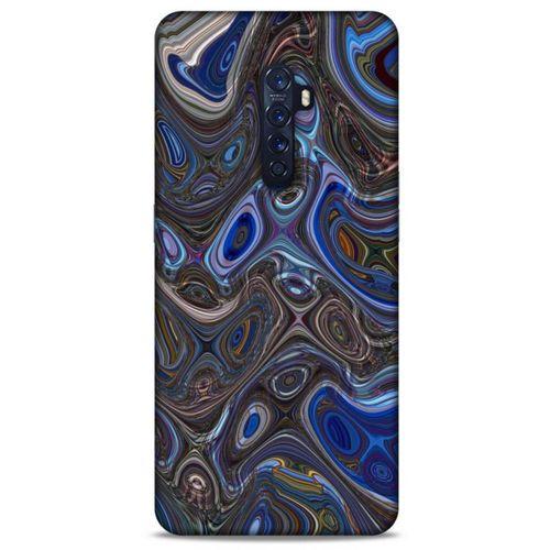 Oppo Reno 2 Uyumlu Kılıf Mavi Delisi (4) Koruma Kılıfı Yağlıboya