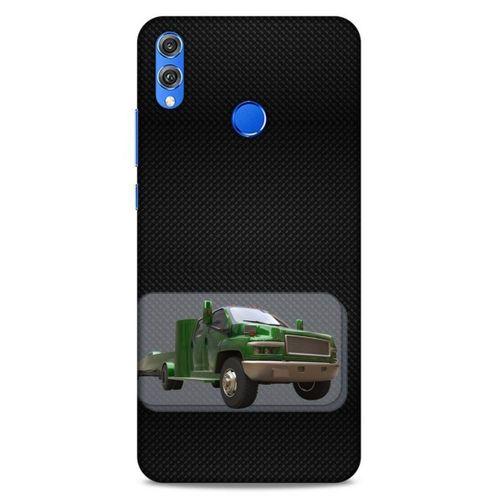 Lopard Huawei Honor 8x Uyumlu Kılıf PickUpX (25) Antişok Kapak Koyu Yeşil