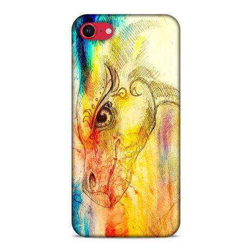 Lopard Apple iPhone SE 2020 Uyumlu Kılıf Manipülasyon ☻ (35) Fit Design Kılıf Baskılı