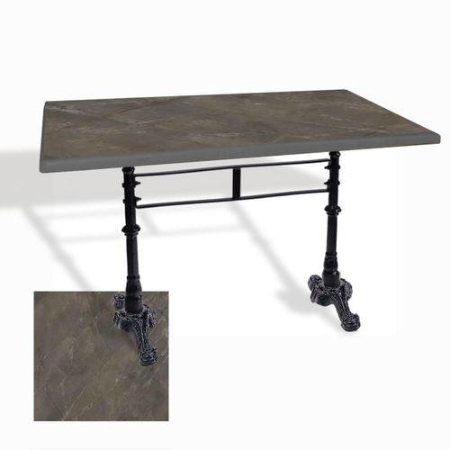 Dockers Çipa 3002 Döküm Ayak Masa 70x120 cm - (Werzalit, Wermodin ve Allzalit Tabla) - Halong