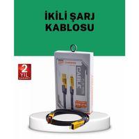 Yüksek Hızlı 65w Güç Çıkışlı Çoklu Cihaz Uyumlu Şarj Kablosu