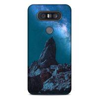 Lopard LG K41S - K51S Uyumlu Kılıf Gece'S (7) Telefon Kılıfı Açık Mavi