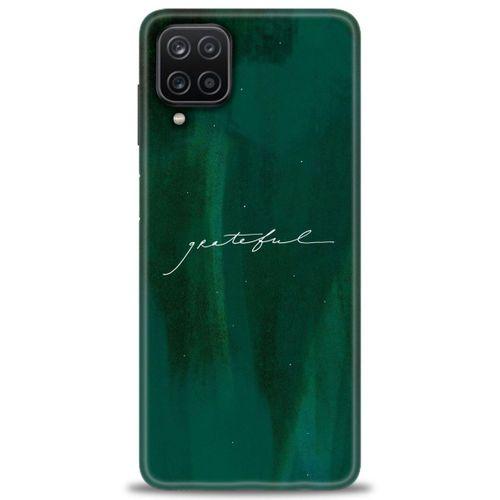 Samsung Galaxy M12 Kılıf HD Baskılı Kılıf - Grateful + Tam Ekran Koruyucu