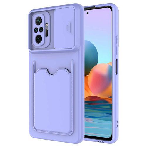 Fogy Xiaomi Redmi Note 10 Pro Kılıf Kamera Korumalı Kartlıklı Kapak