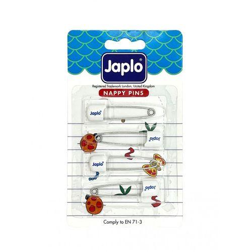 Japlo Emniyetli Çengelli İğne 4'lü - Beyaz