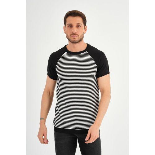 ALEXANDERGARDI ÇİZGİLİ TRİKO T-SHİRT (AG5049)
