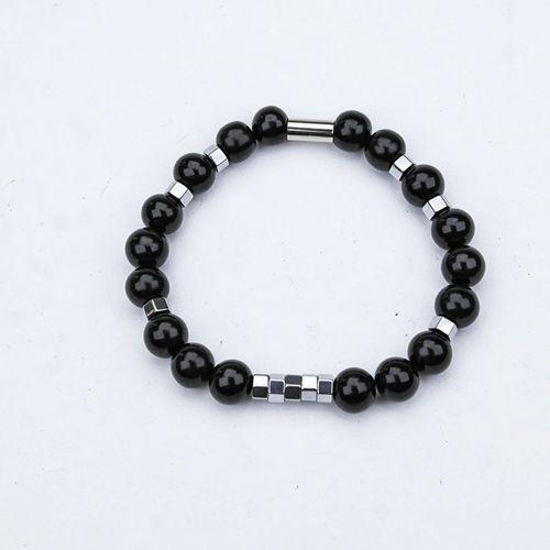 Oltu Taşı Hematit Lastikli Bileklik