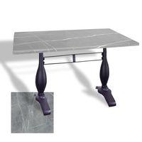 Dockers Çipa 3011 Döküm Ayak Masa 80x120 cm - (Werzalit, Wermodin ve Allzalit Tabla) - Light Temperado