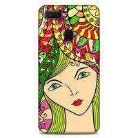 Lopard Oppo Ax7 Uyumlu Kılıf Sürreal Yüzler ♀ (43) Thin Fit Kılıf Baskılı