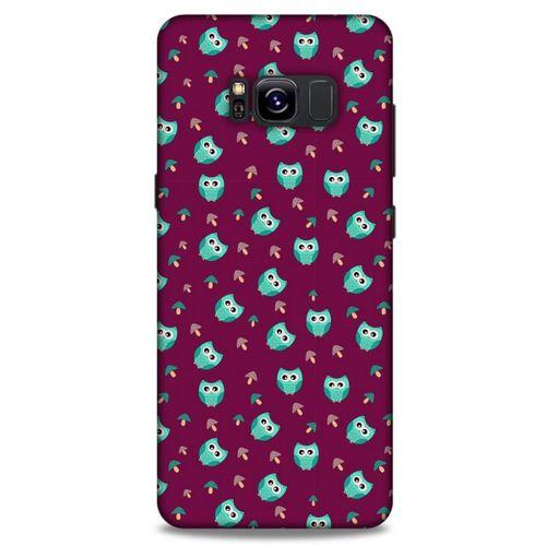 Baykuşlar (8) Desenli Silikon Kapak Telefon Kabı Samsung Galaxy S8 Kılıf