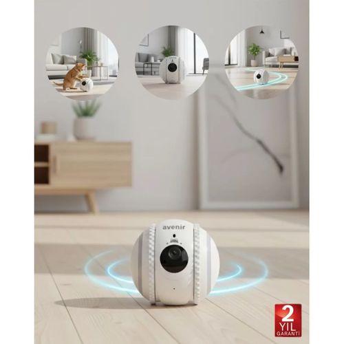 Akıllı Mobil Kontrollü Takip Kamerası Wifi Destekli Bulut Kayıtlı