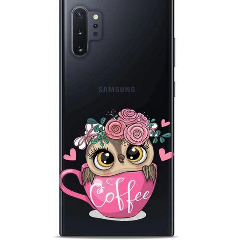Zoologix (78) Samsung Galaxy Note 10 Plus Şeffaf Kılıf Silikon Desenli