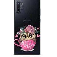 Zoologix (78) Samsung Galaxy Note 10 Plus Şeffaf Kılıf Silikon Desenli