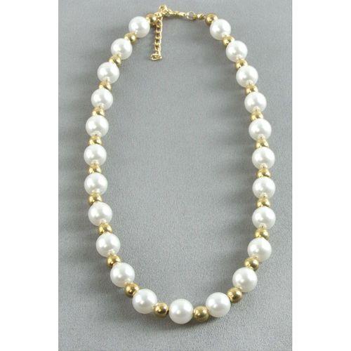 12 mm İnci Metal Kolye