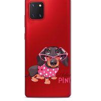 Zoologix (32) Samsung Galaxy Note 10 Lite Şeffaf Kılıf Silikon Desenli
