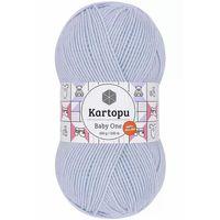 Baby One Tüylenmeyen El Örgü İpi Yünü Buz Mavi K580