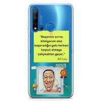 Huawei P20 Lite 2019 Kılıf Caps Bill Cosby Arka Kapak Koruma Desenli Full Koruyucu