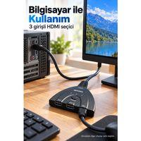 Hdmı Giriş Seçici Bilgisayar Ve Oyun Konsolu Bağlantısı