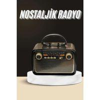 Nostaljik Radyo Bluetooth Bağlantılı Müzik Kutusu Ahşap