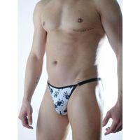 Erkek Metalli El Desenli Slip Çamaşır