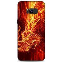 Samsung Galaxy S8 Plus Kılıf Dragons (12) Koruyucu Silikon Ateş Ejderhası