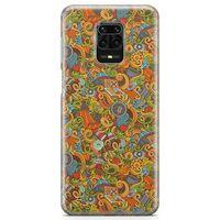 Xiaomi Redmi Note 9 Pro Kılıf Doodle Piknik Seti Arka Kapak Koruma Desenli Full Koruyucu