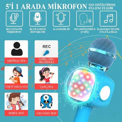 Eğlenceli Karaoke Mikrofonu - Çocuklar İçin