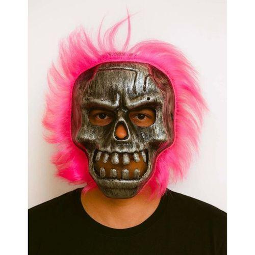 Eğitici Oyuncak Wild Skull - Gümüş Kafatası Pembe Saçlı İskelet Maske
