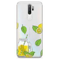 Oppo A5 2020 Kılıf Naneli Ev Limonatası Arka Kapak Koruma Desenli Full Koruyucu