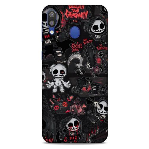 Samsung Galaxy M20 Uyumlu Kılıf Motorsiklet (30) Silicone Case İskelet