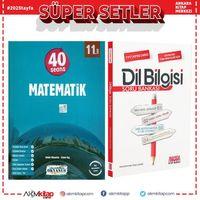 Okyanus 11.Sınıf 40 Seans Matematik ve AKM Dil Bilgisi Soru Bankası Seti 2 Kitap
