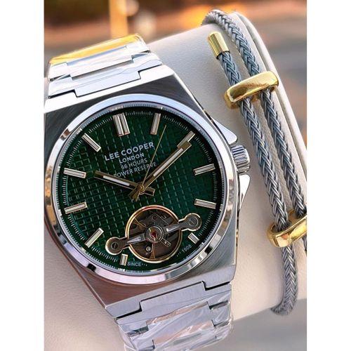 Lee Cooper Otomatik Mekanizma Prx Kasa İtalyan Bileklik Hediyeli 5 Atm Erkek Kol Saati Ot.L08229.370