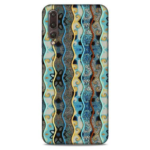 Huawei P20 Pro Kılıf Baskılı Özel Seri Taşlı (28) Arka Kapak