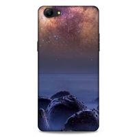 Lopard Oppo A79 Uyumlu Kılıf Gece'S (26) Tpu Silikon Kılıf Bordo