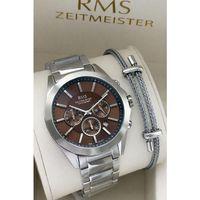 RMS Romanson İç Fonksiyonları Aktif İtalyan Tasarım Bileklik Hediyeli 5 Atm Erkek Kol Saati G1577.06