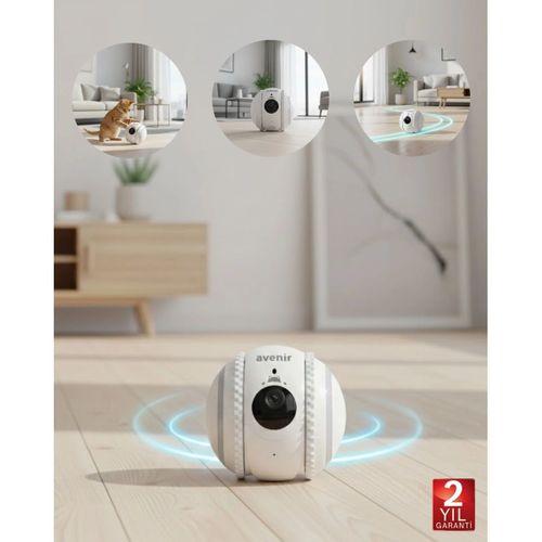 Akıllı Mobil Kontrollü Takip Kamerası Wifi Destekli Bulut Kayıtlı