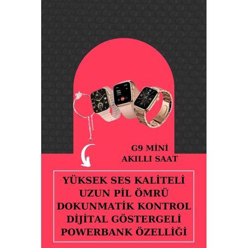 Aksesuar Hediyeli Akıllı Saat Ve Dijital Göstergeli Powerbankli Bluetooth Kulaklık