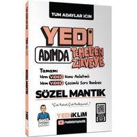 Yedi Adımda Temelden Zirveye Sözel Mantık Video Konu Anlatımlı Video Çözümlü Soru Bankası Yediiklim Yayınları