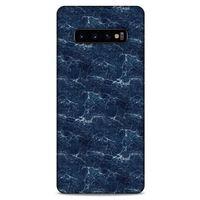 Mermer Desenli (15) Tema Antişok Kılıf Lacivert Samsung Galaxy S10 Plus Kılıf