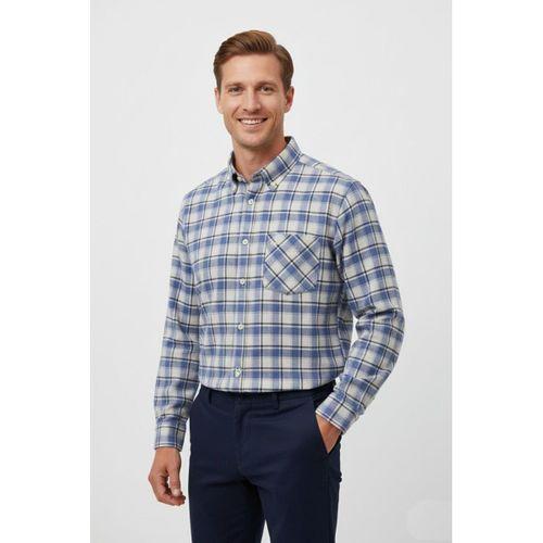 Erkek Kışlık Tek Cep Klasik Gömlek BGL-ST04990