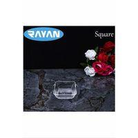 Square Tekli Kare Cam Kahvaltılık Kase Royaleks-81485