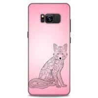 Lopard Samsung Galaxy S8 Uyumlu Kılıf Tattoo's (42) Rugged Armor Kılıf Pembe Dövme