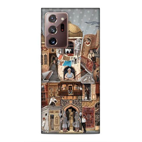 Samsung Galaxy Note 20 Ultra Uyumlu Kılıf Azarbaijan (49) Ultra Silikon Kılıf Şehir Simgeleri