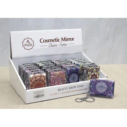 Taşlı El Aynası Anahtarlık