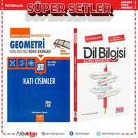 Çap Yayınları Geometri Katı Cisimler ve AKM Dil Bilgisi Soru Bankası Seti 2 Kitap