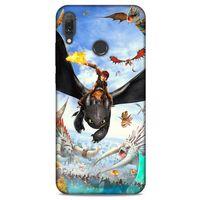 Huawei Y9 2019 Kılıf Dragons (32) Soft Silikon Kılıf Ejderhanı Nasıl Eğitirsin