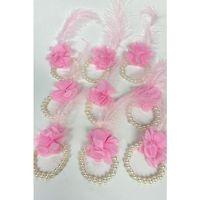 Tüylü İncili Nedime Bilekliği 10 Adet